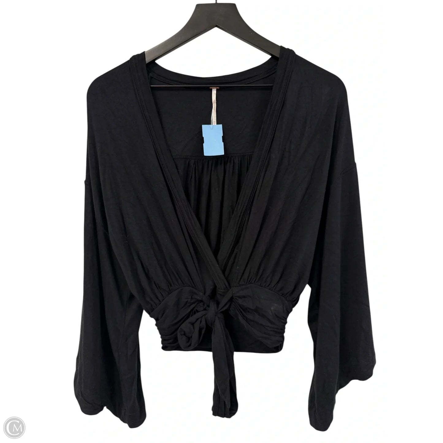 Top Long Sleeve By Free People In Black, Size: Xs