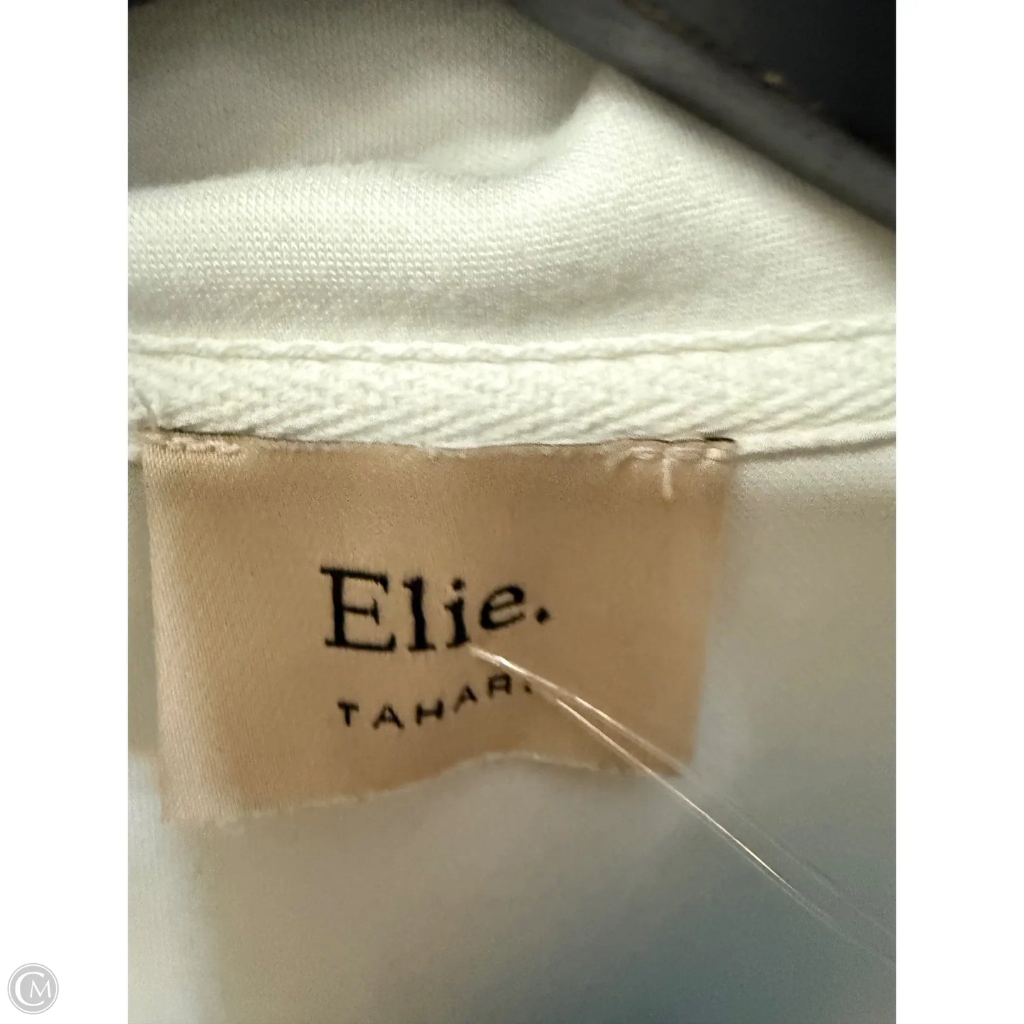 Athletic Sweatshirt Collar By Elie Tahari In White, Size: Xs
