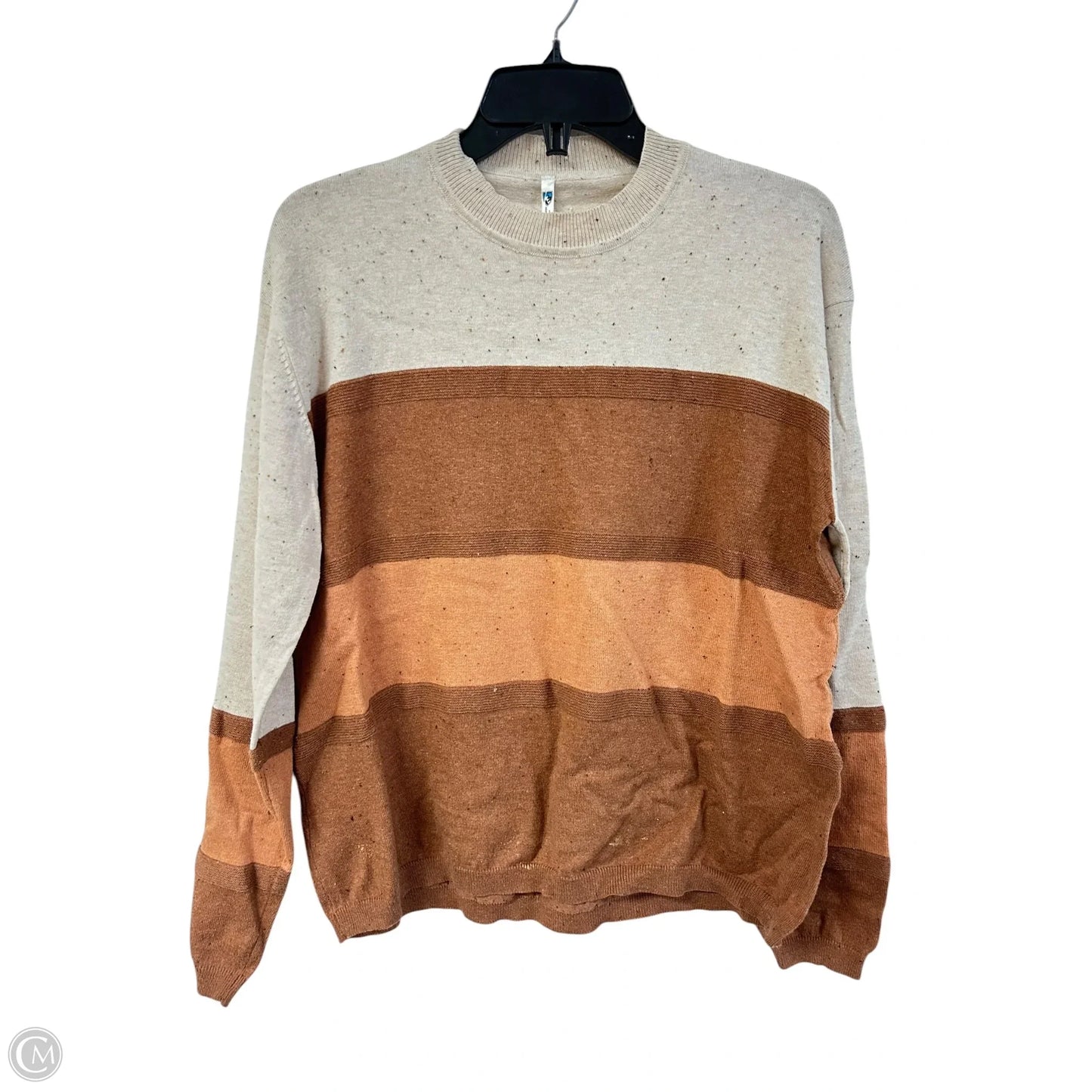 Sweater By Kuhl In Brown & White, Size: M