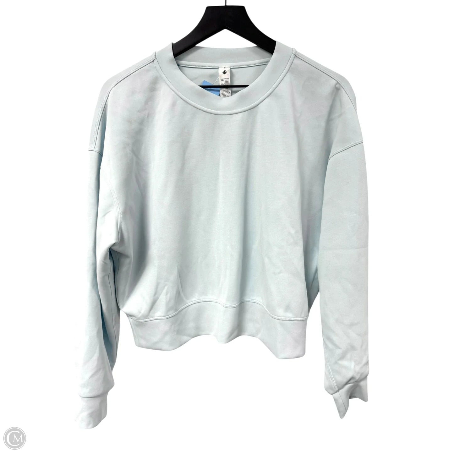 Athletic Sweatshirt Crewneck By Lululemon In Blue, Size: 6