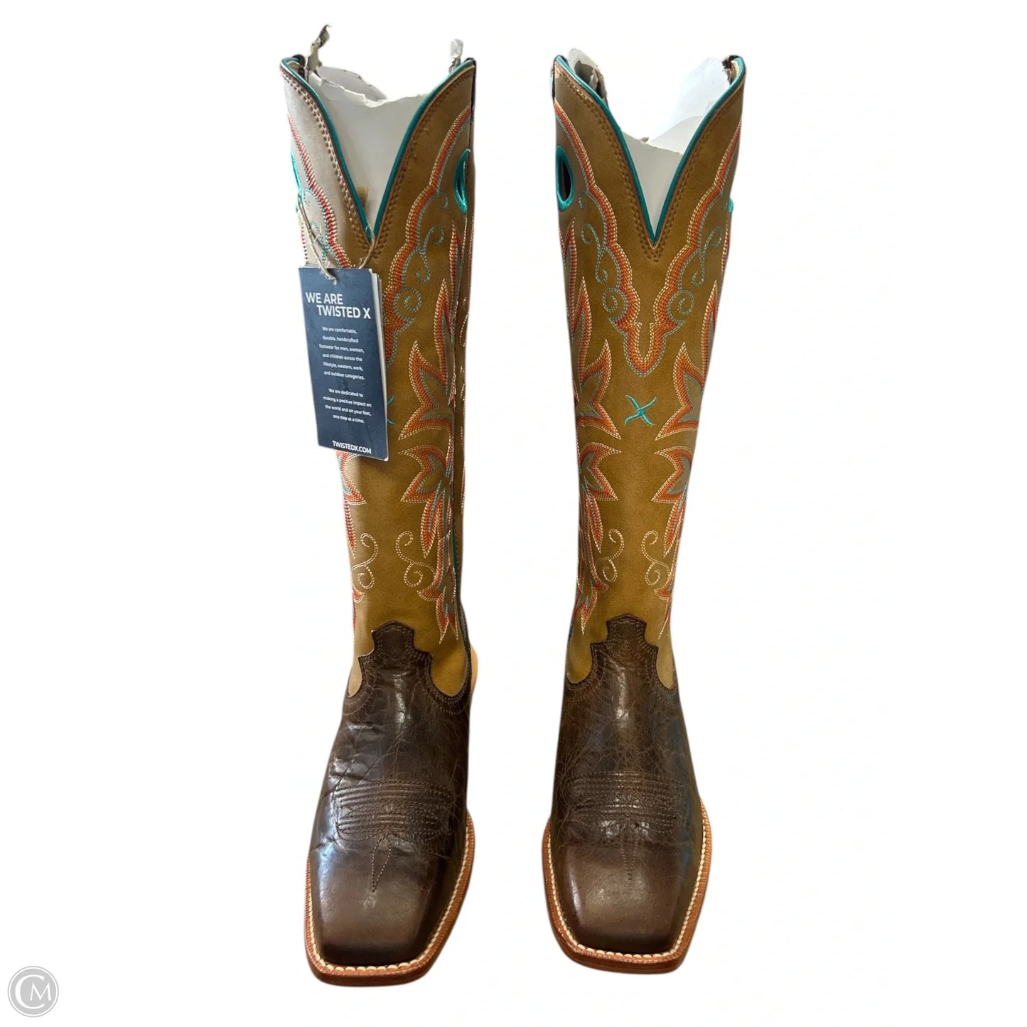 Boots Western By Cma In Blue & Brown, Size: 9