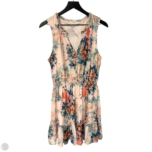 Dress Casual Short By Lovestitch In Pink, Size: L