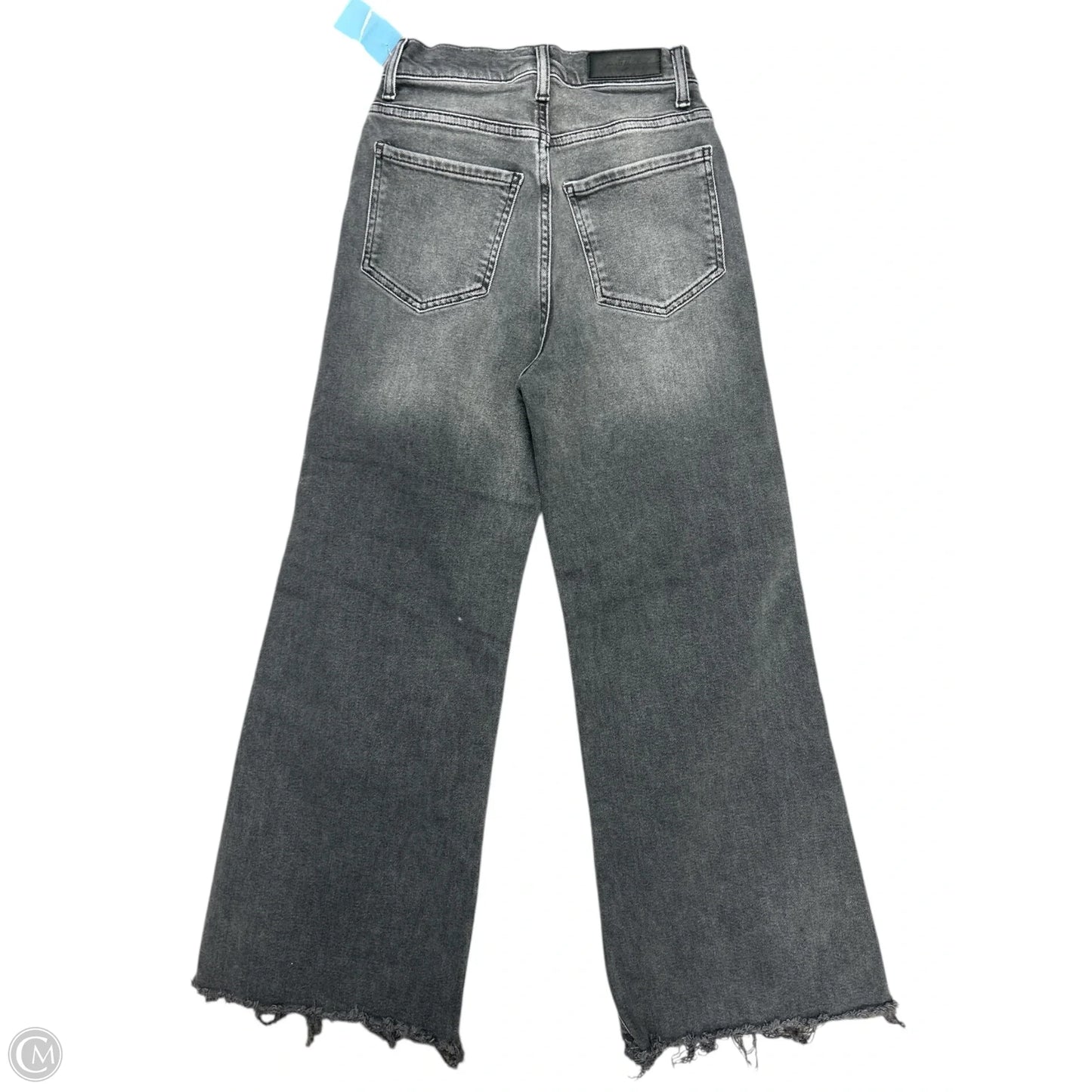 Jeans Wide Leg By 7 For All Mankind In Black Denim, Size: 0