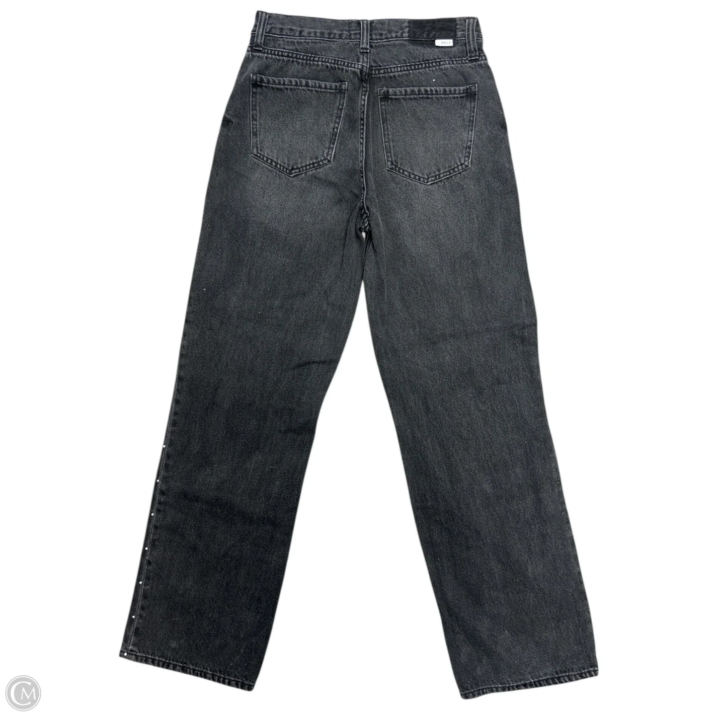 Jeans Straight By Daze Denim In Black Denim, Size: 0