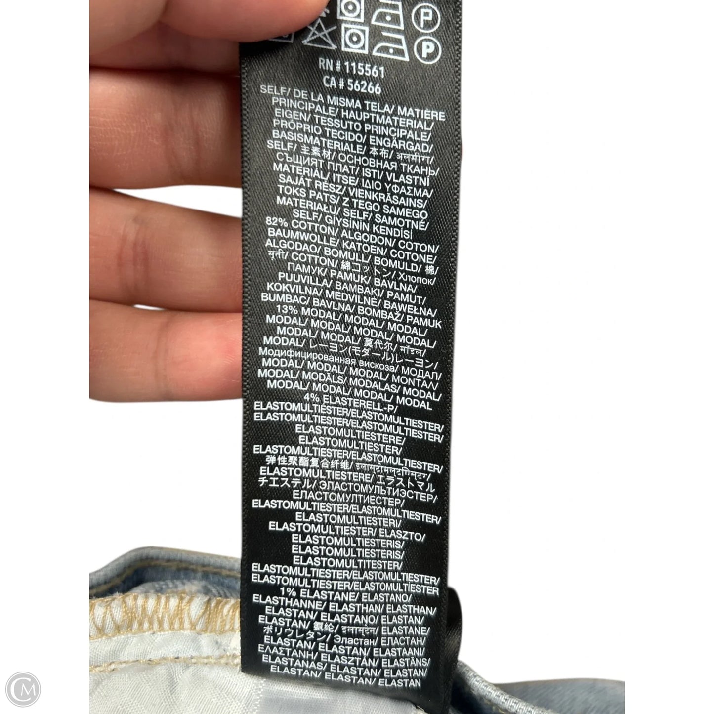 Jeans Wide Leg By 7 For All Mankind In Blue Denim, Size: 0