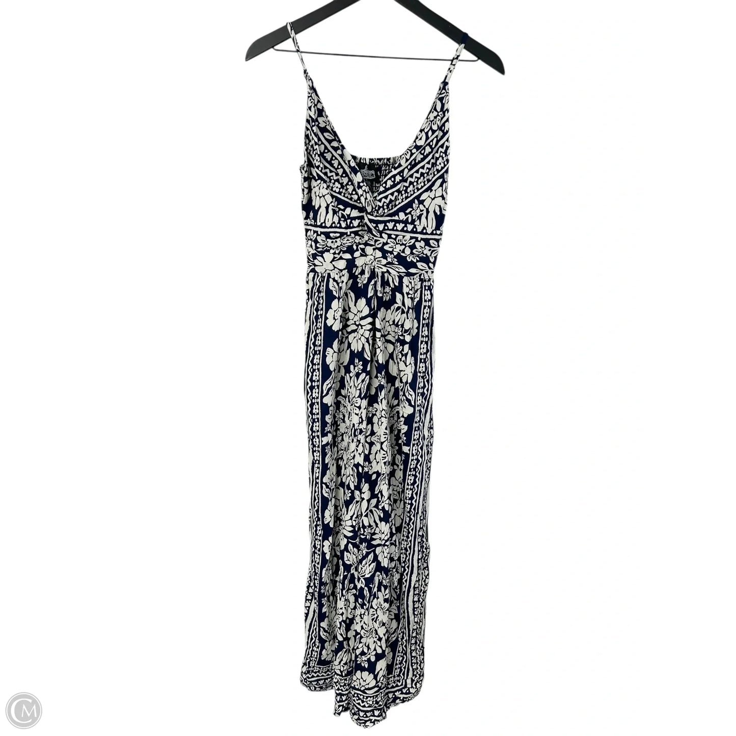 Jumpsuit By Angie In Blue & White, Size: S