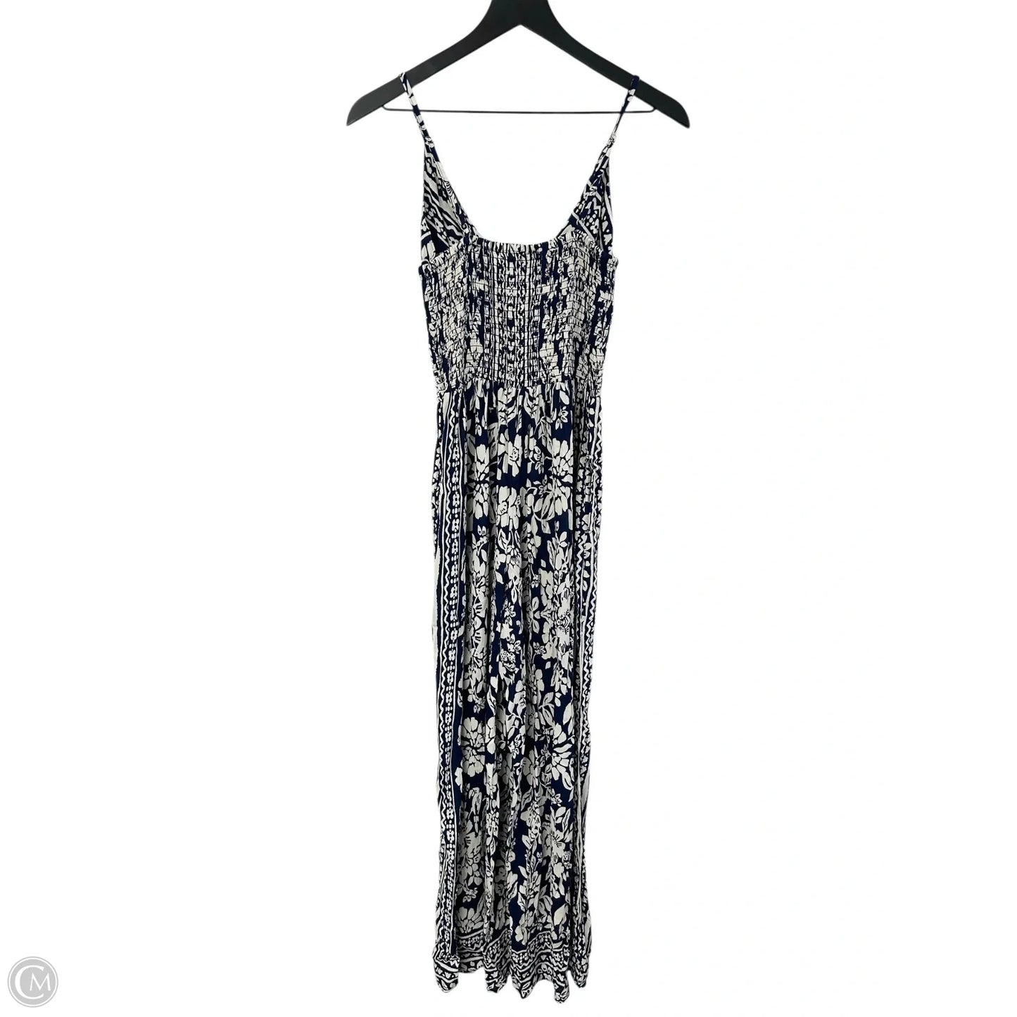 Jumpsuit By Angie In Blue & White, Size: S