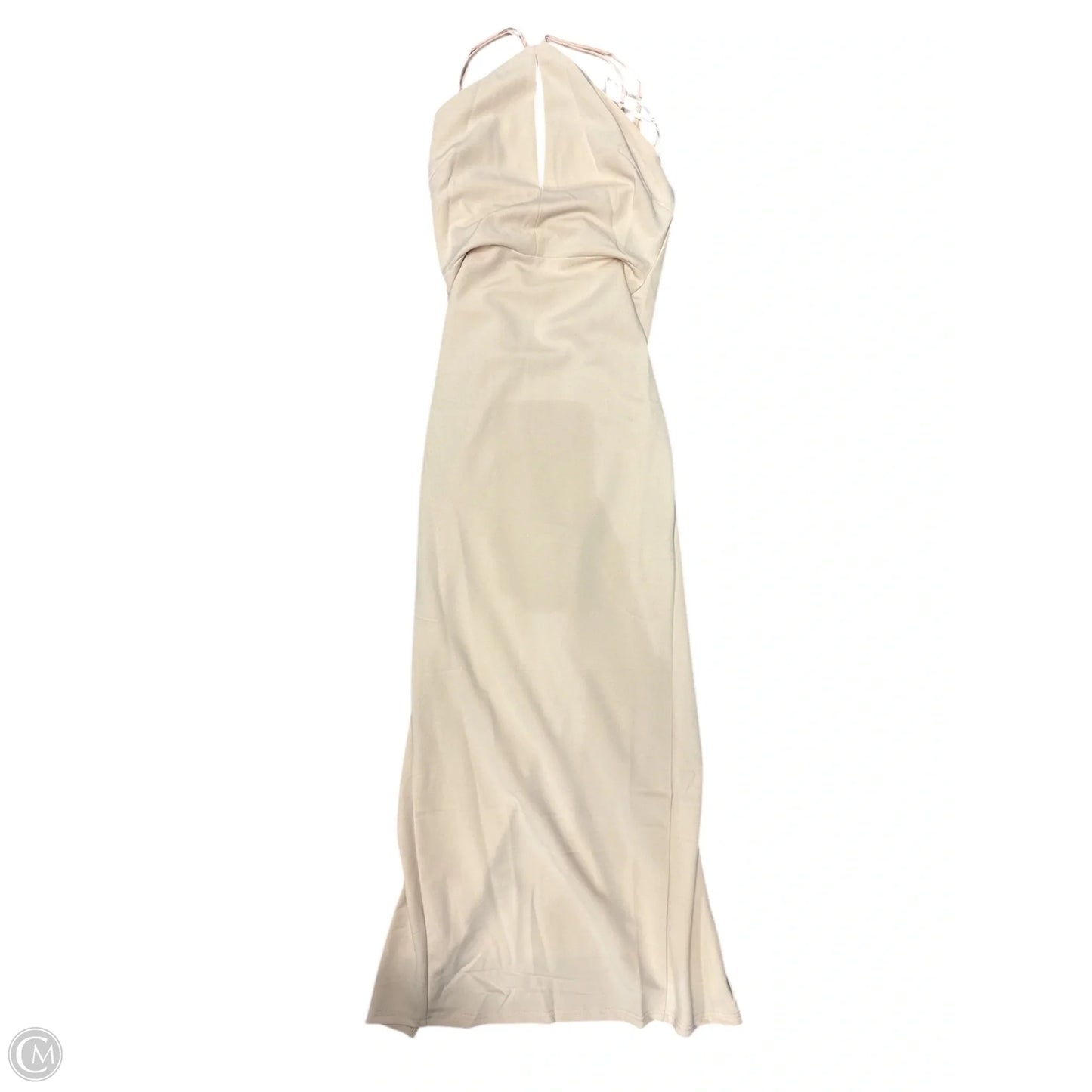 Dress Party Long By Cmb In Peach, Size: S