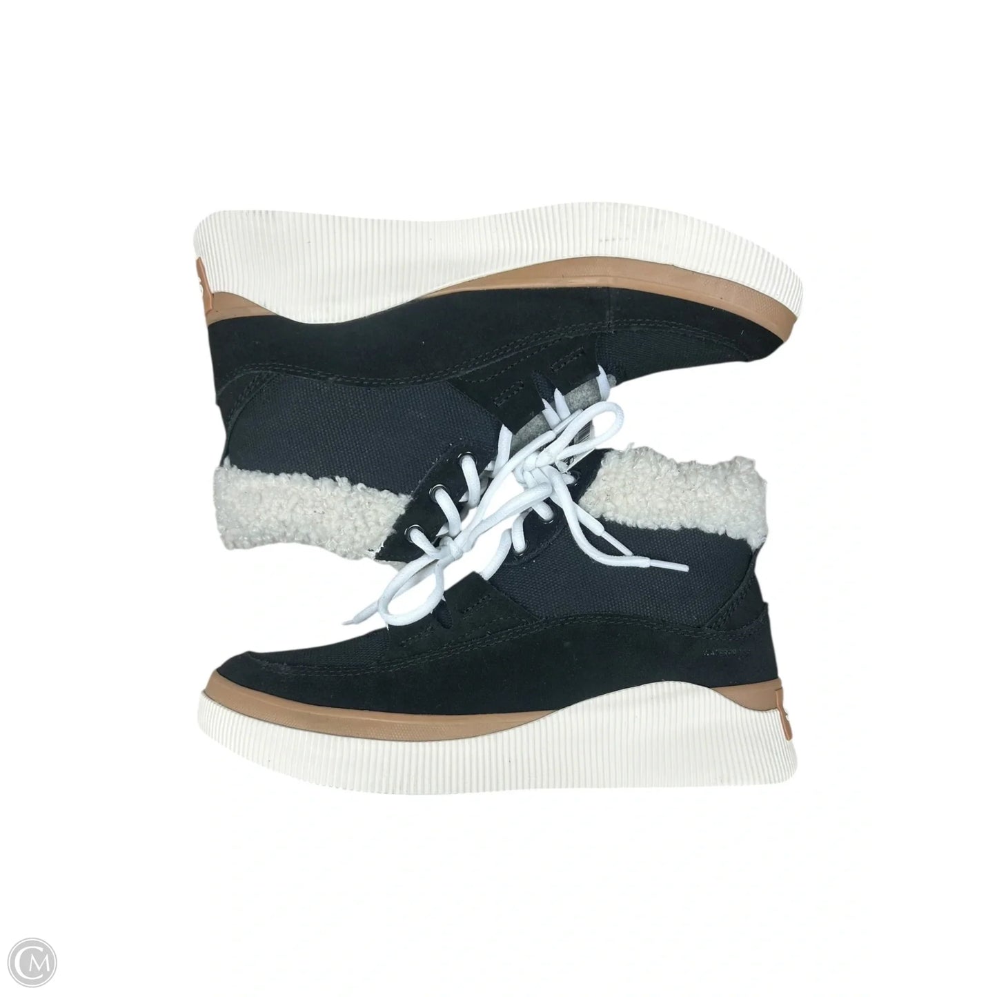 Boots Snow By Sorel In Black & White, Size: 7.5