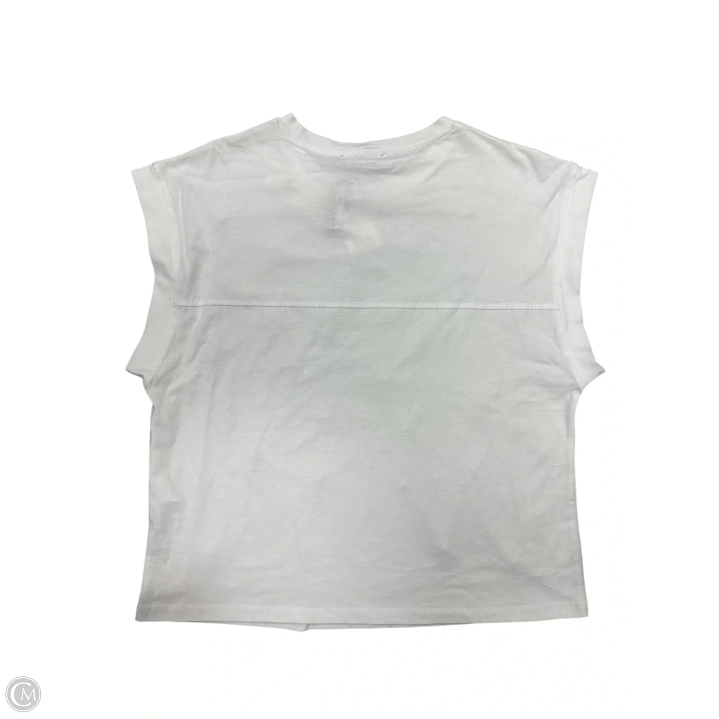 Top Short Sleeve By Zara In White, Size: S
