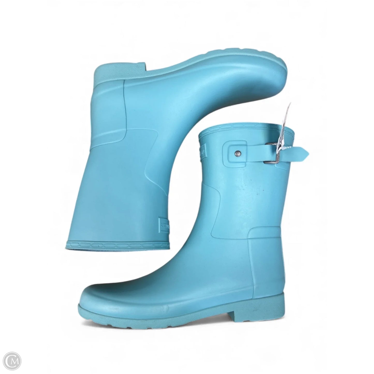 Boots Rain By Hunter In Blue, Size: 9