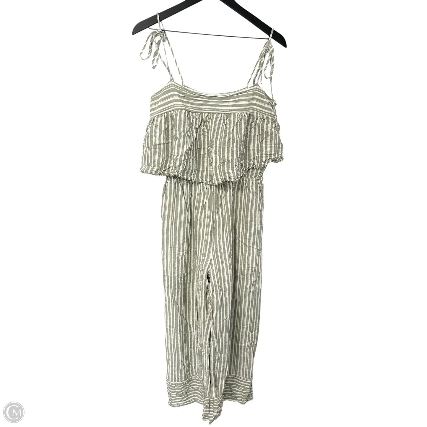 Jumpsuit By Gilli In Green & White, Size: M