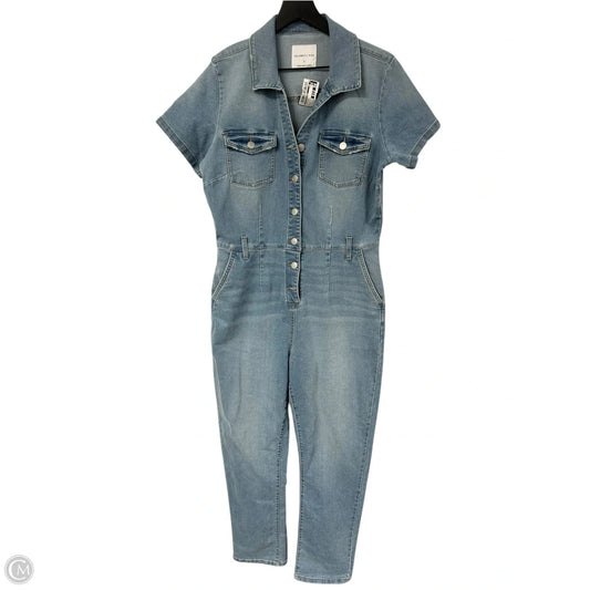 Jumpsuit By Celebrity Pink In Blue Denim, Size: L