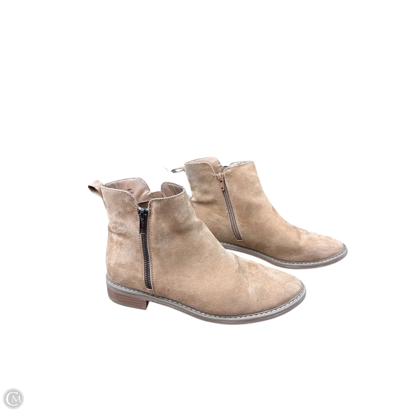 Boots Ankle Flats By Universal Thread In Tan, Size: 8