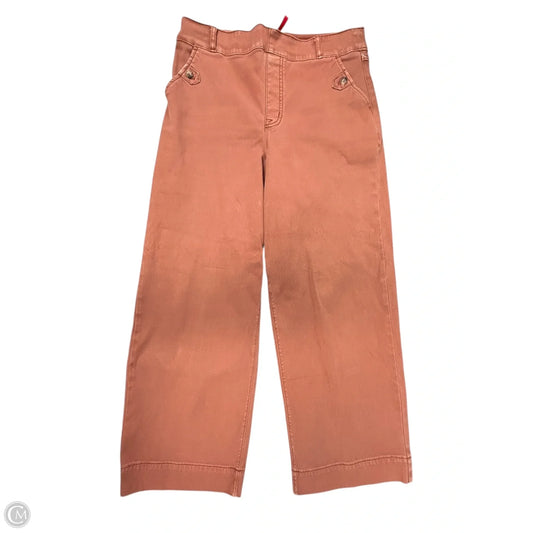 Jeans Wide Leg By Spanx In Orange Denim, Size: L