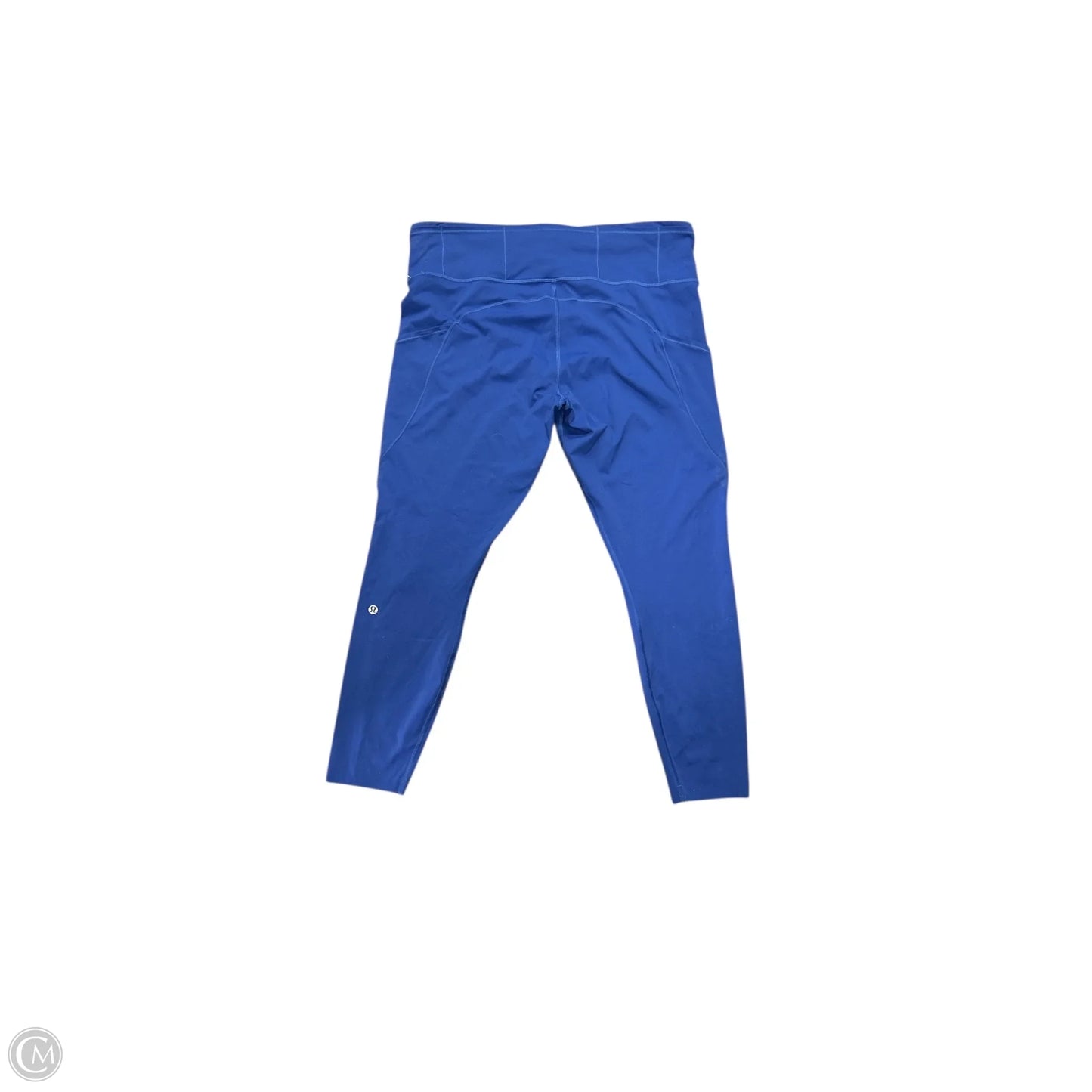 Athletic Leggings By Lululemon In Blue, Size: 16