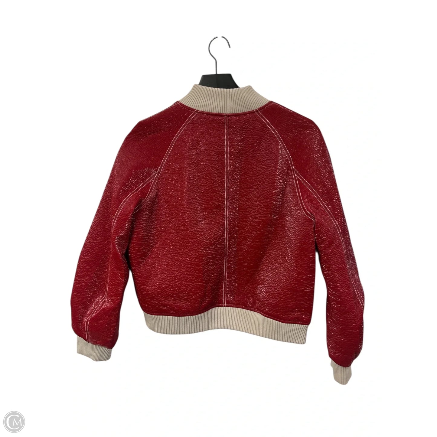 Jacket Other By Cmb In Red & Tan, Size: S