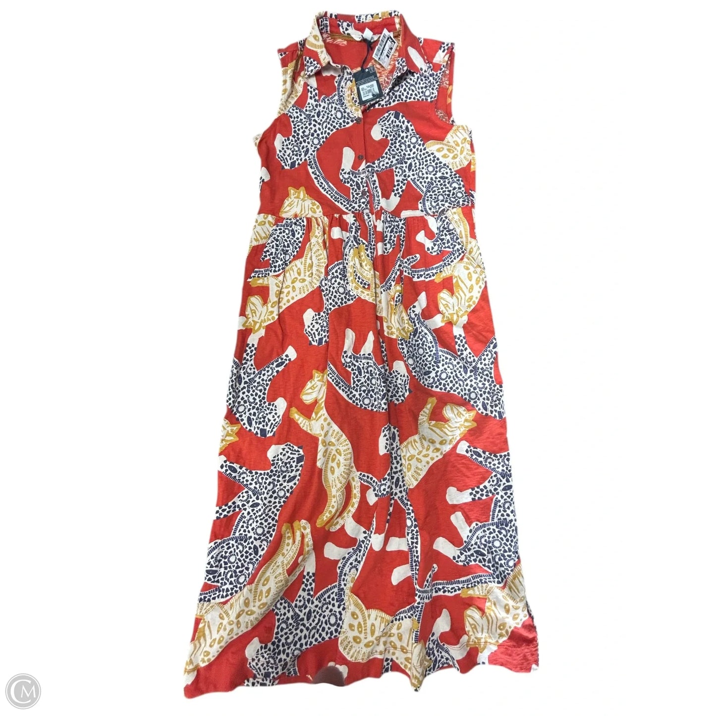 Dress Casual Maxi By Cmc In Orange, Size: S