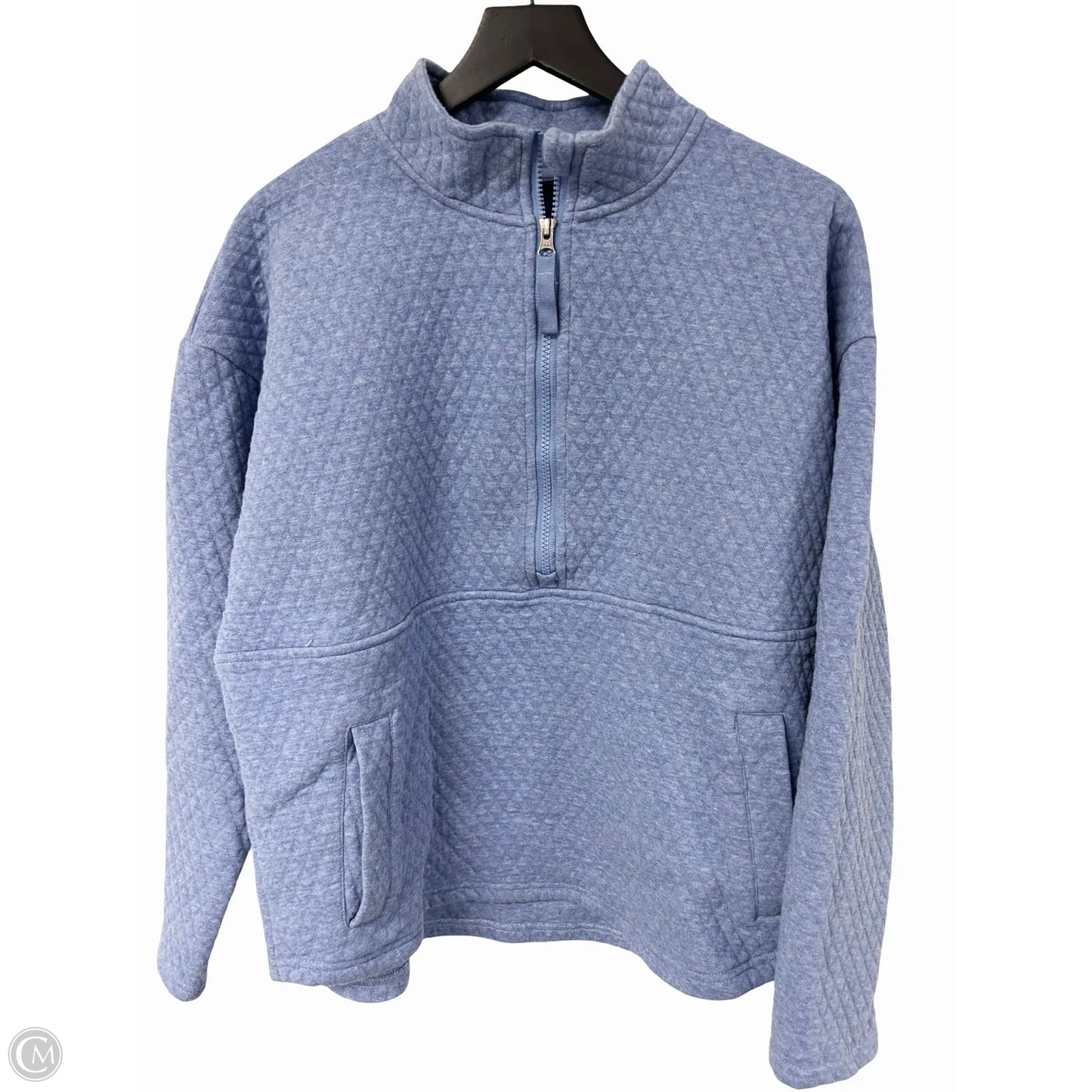 Sweatshirt Collar By Eddie Bauer In Blue, Size: Xl