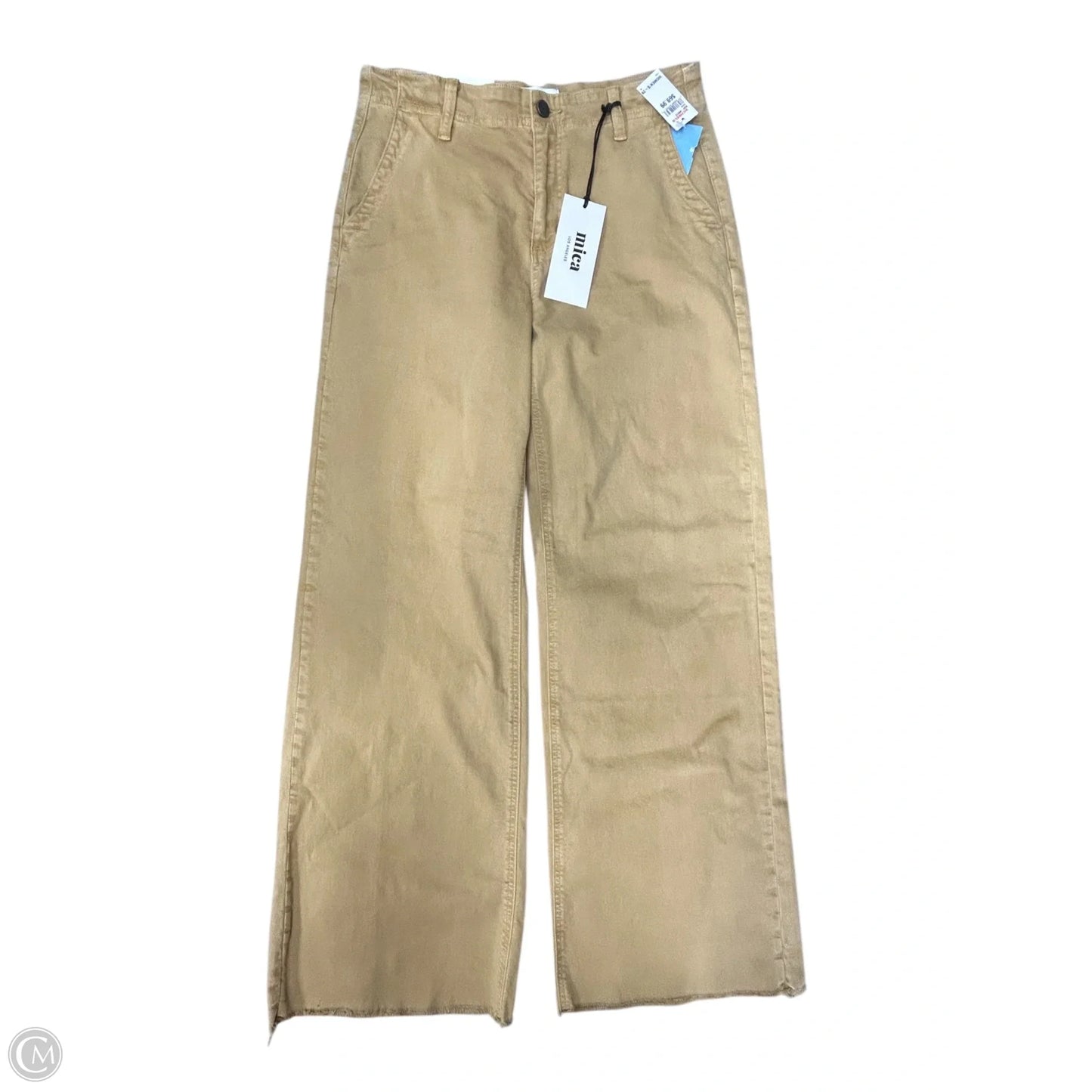 Jeans Wide Leg By Cmc In Tan Denim, Size: 8