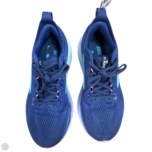 Shoes Athletic By Brooks In Blue, Size: 7.5