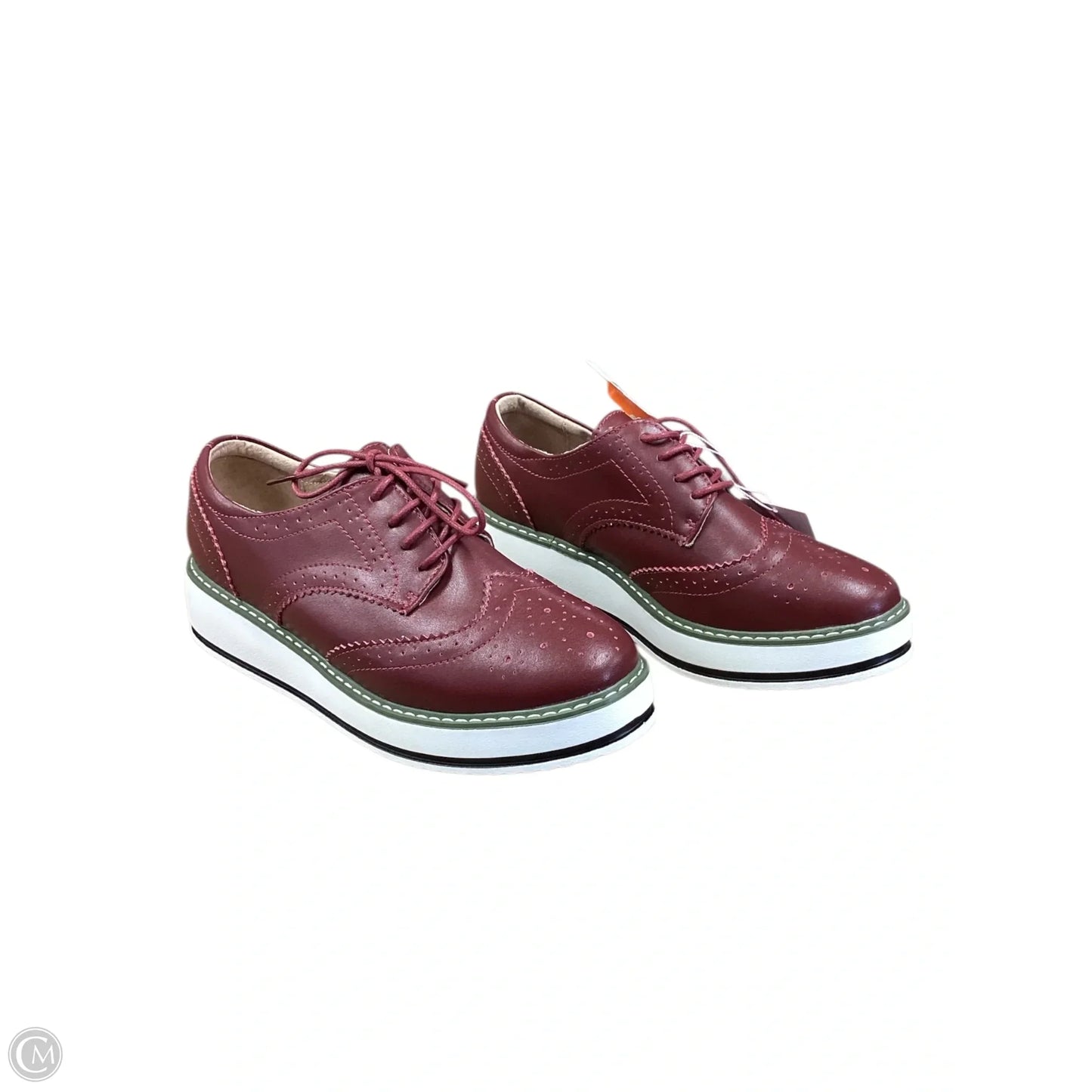 Shoes Sneakers By Clothes Mentor In Red, Size: 10