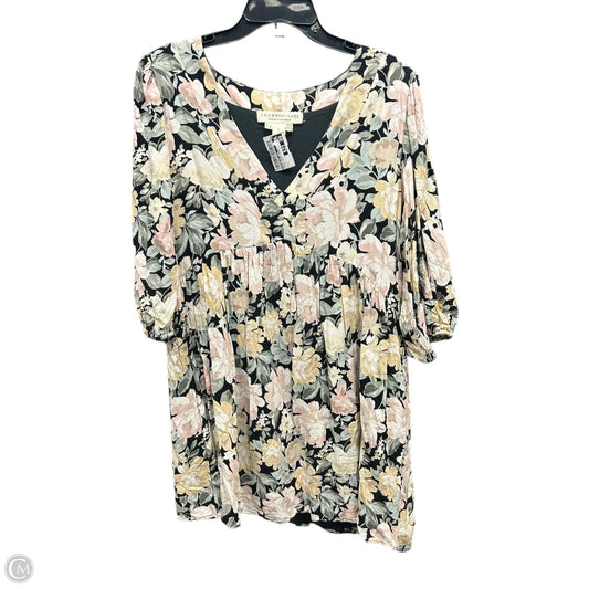 Dress Casual Short By Saltwater Luxe In Floral Print, Size: L