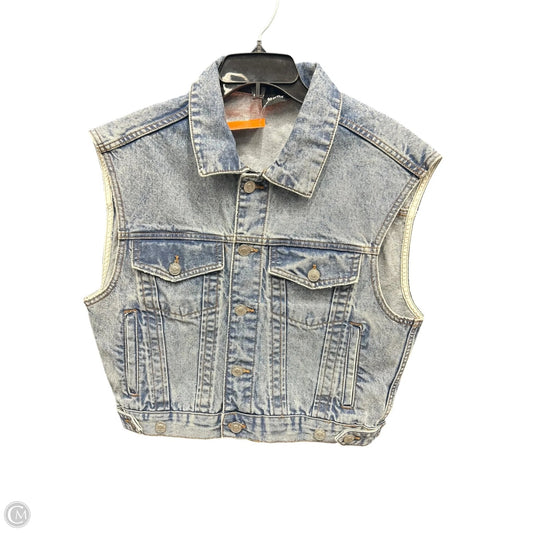 Vest Other By Rd Style In Blue Denim, Size: M
