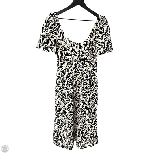 Dress Casual Maxi By A New Day In Black & White, Size: 4
