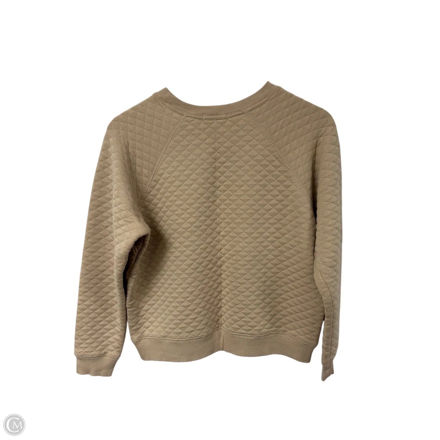 Sweatshirt Crewneck By Z Supply In Tan, Size: Xs