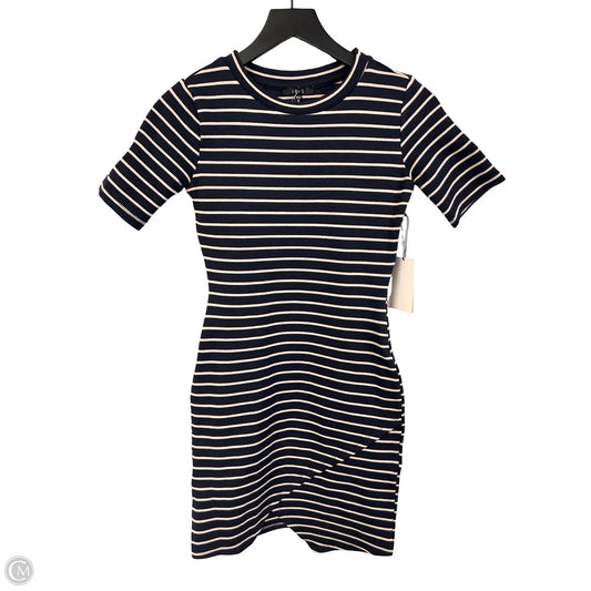 Dress Casual Short By Iris In Blue & Tan, Size: S