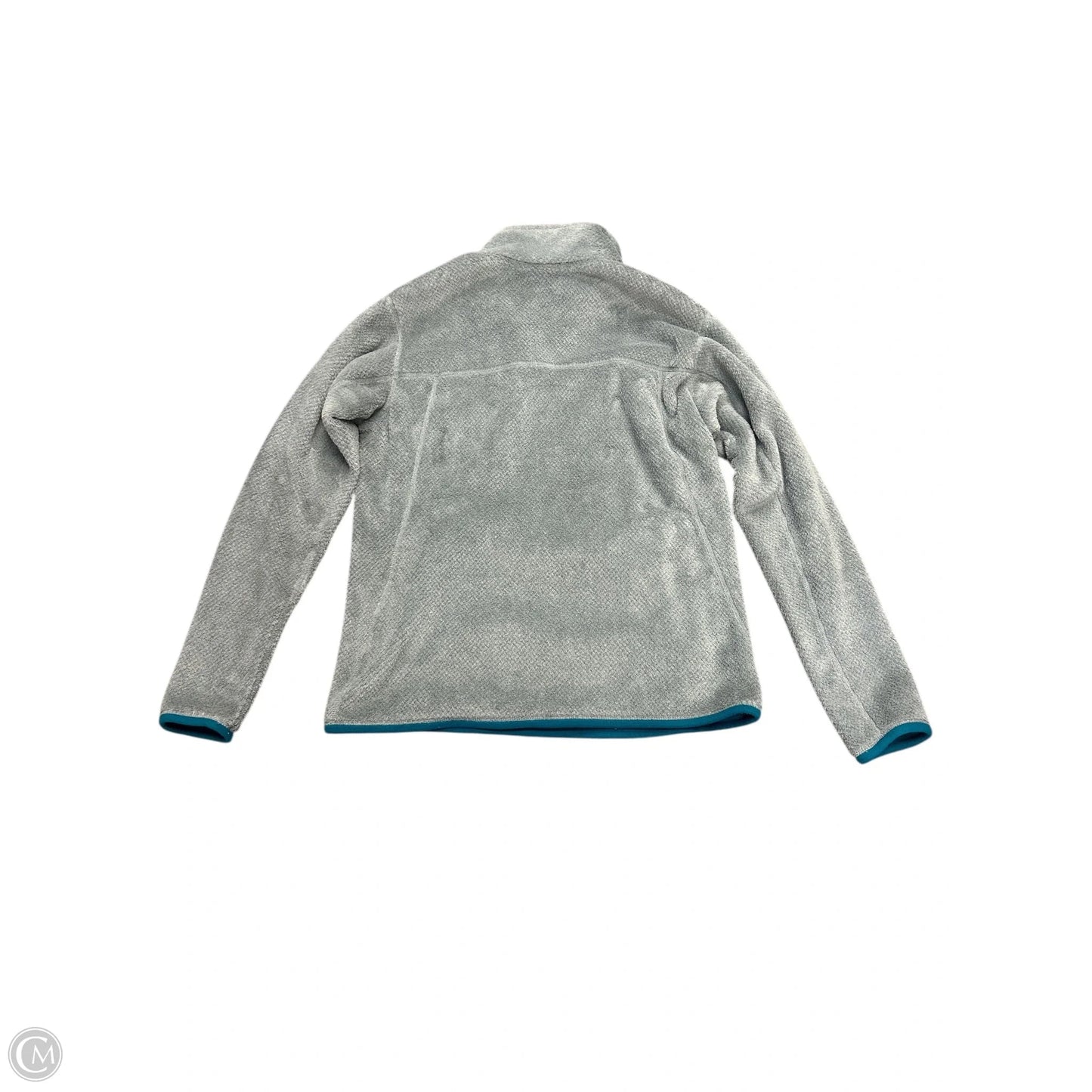 Sweatshirt Collar By Patagonia In Grey, Size: L