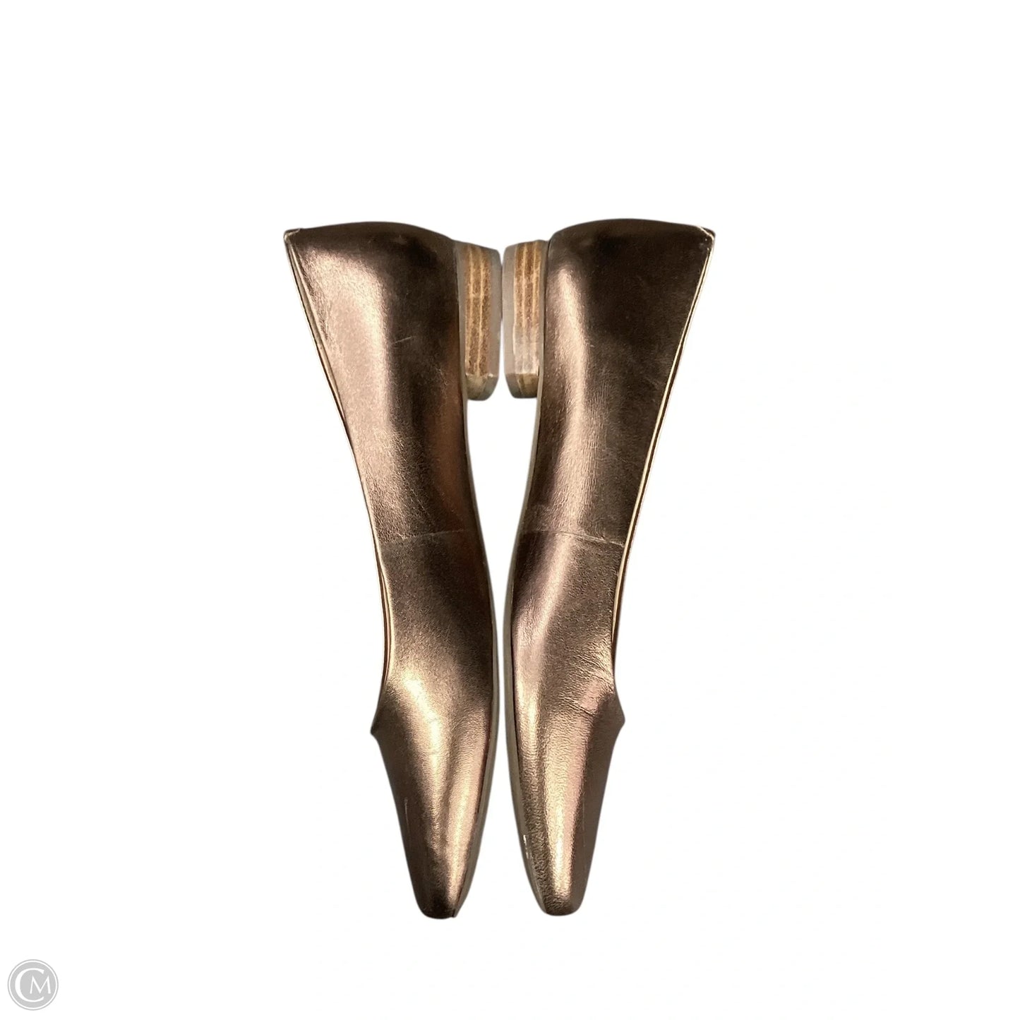 Shoes Flats By Cma In Gold, Size: 10