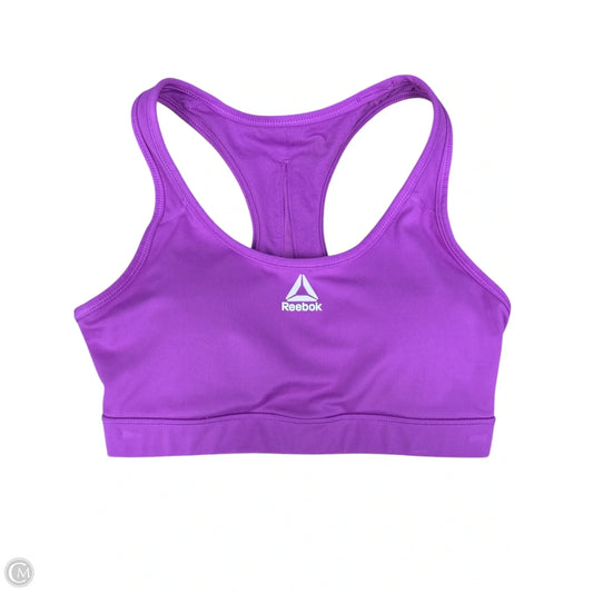 Athletic Bra By Reebok In Purple, Size: Xs