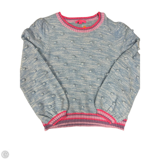 Sweater Designer By Lilly Pulitzer In Blue & Pink, Size: Xl