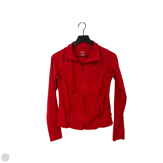 Athletic Jacket By Tek Gear In Red, Size: S