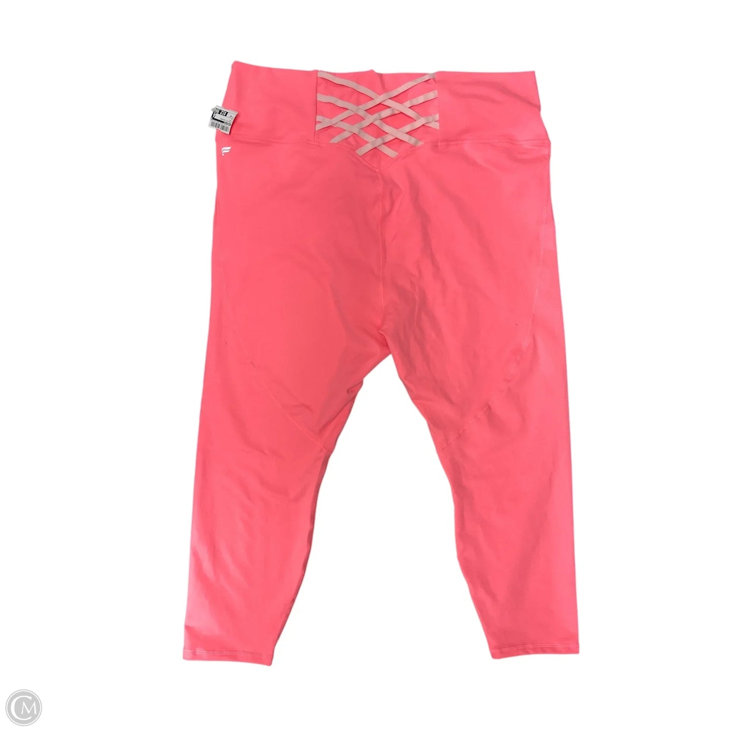 Athletic Leggings By Fabletics In Pink, Size: 4x