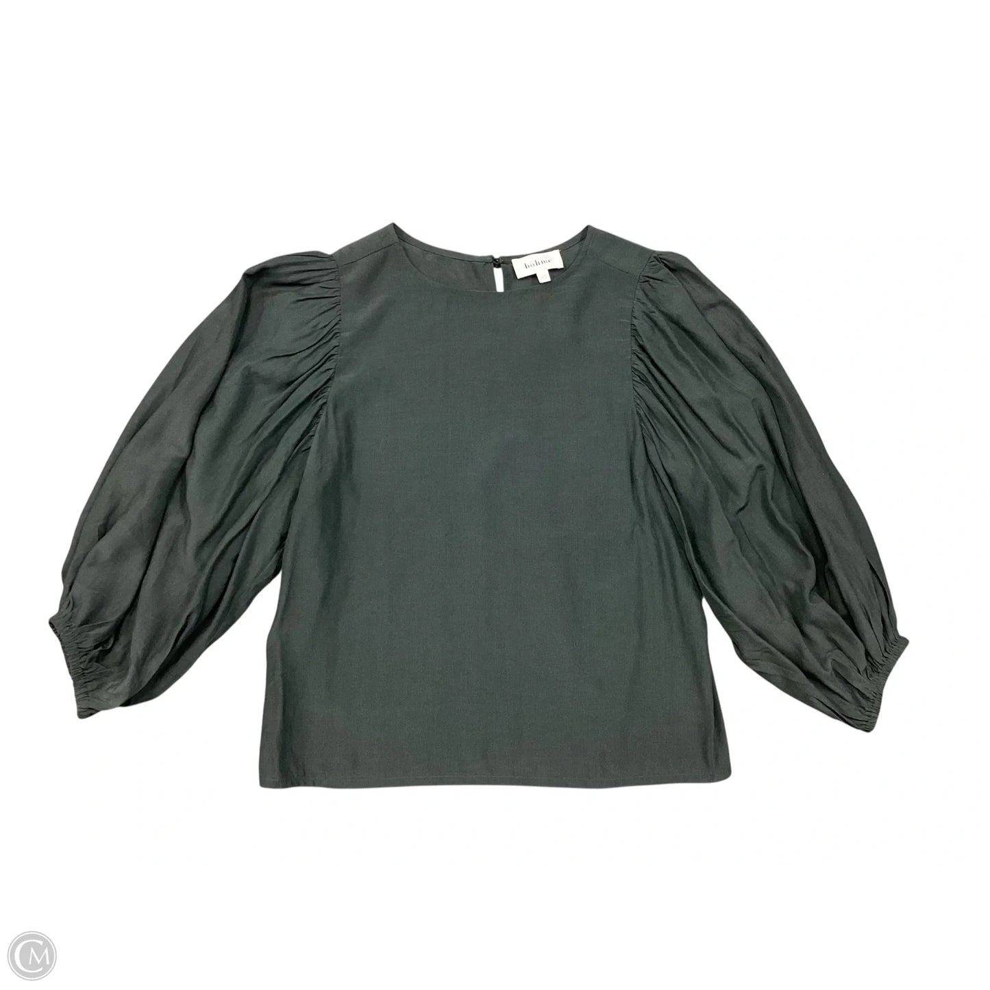 Top Long Sleeve By Bohme In Grey, Size: Xs