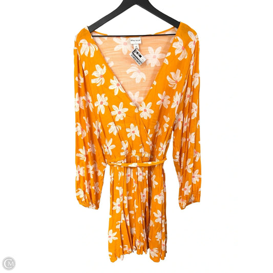 Dress Casual Short By Ava & Viv In Yellow, Size: 2x