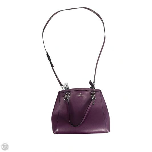 Handbag Designer By Coach, Size: Medium
