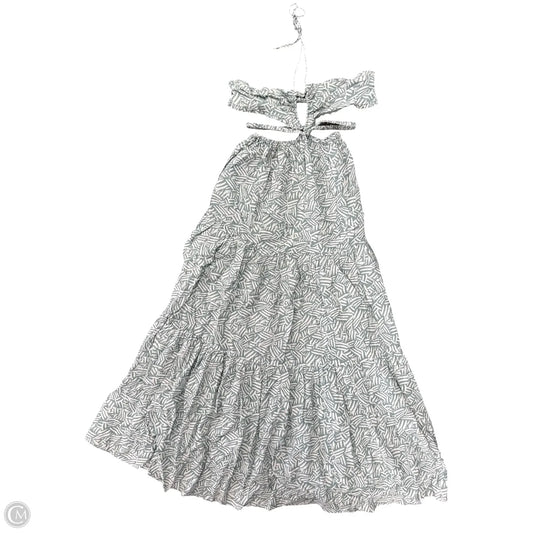 Dress Casual Maxi By Cma In Green & White, Size: Xs
