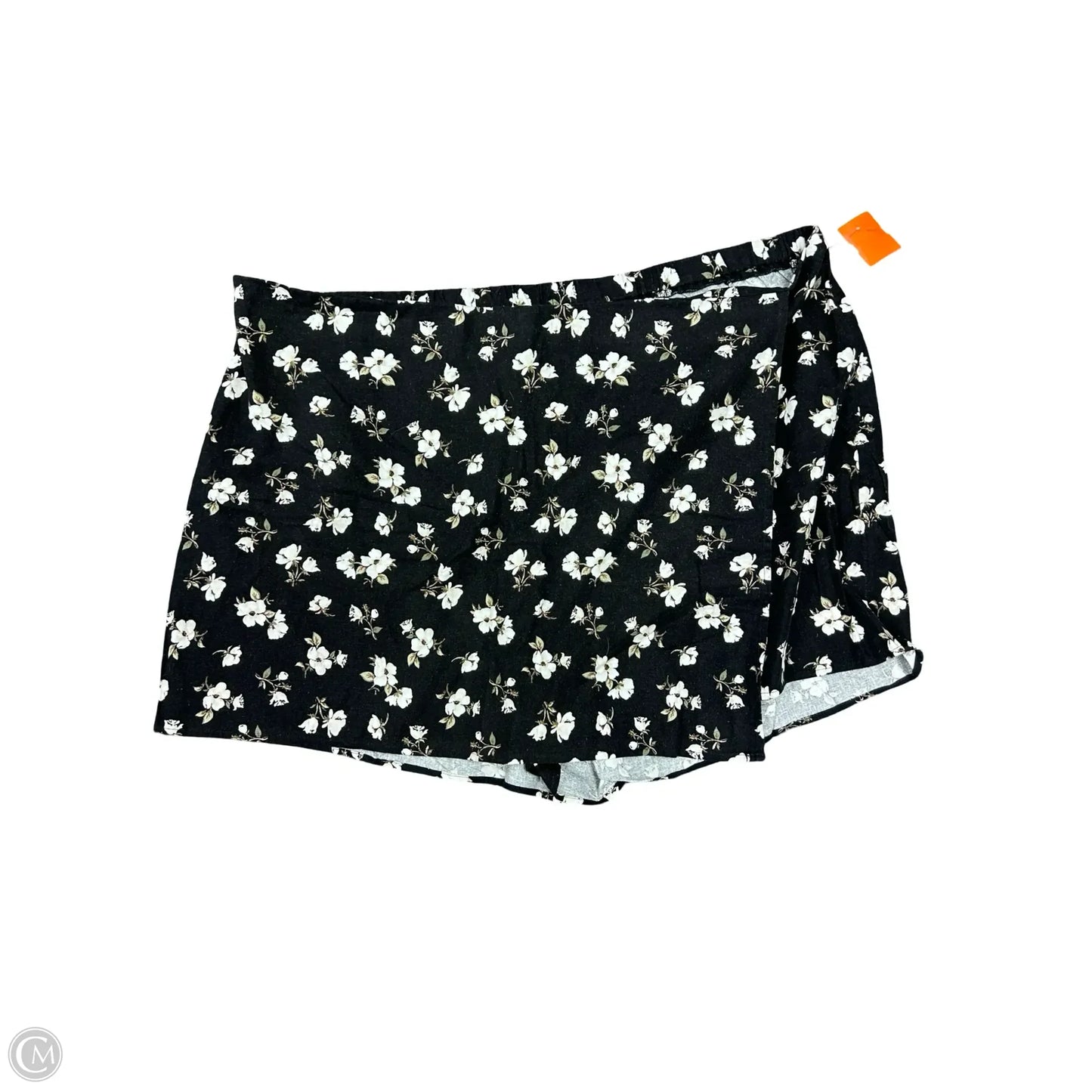Skort By Old Navy In Black & White, Size: 3x