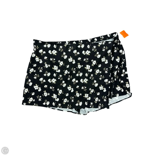 Skort By Old Navy In Black & White, Size: 3x