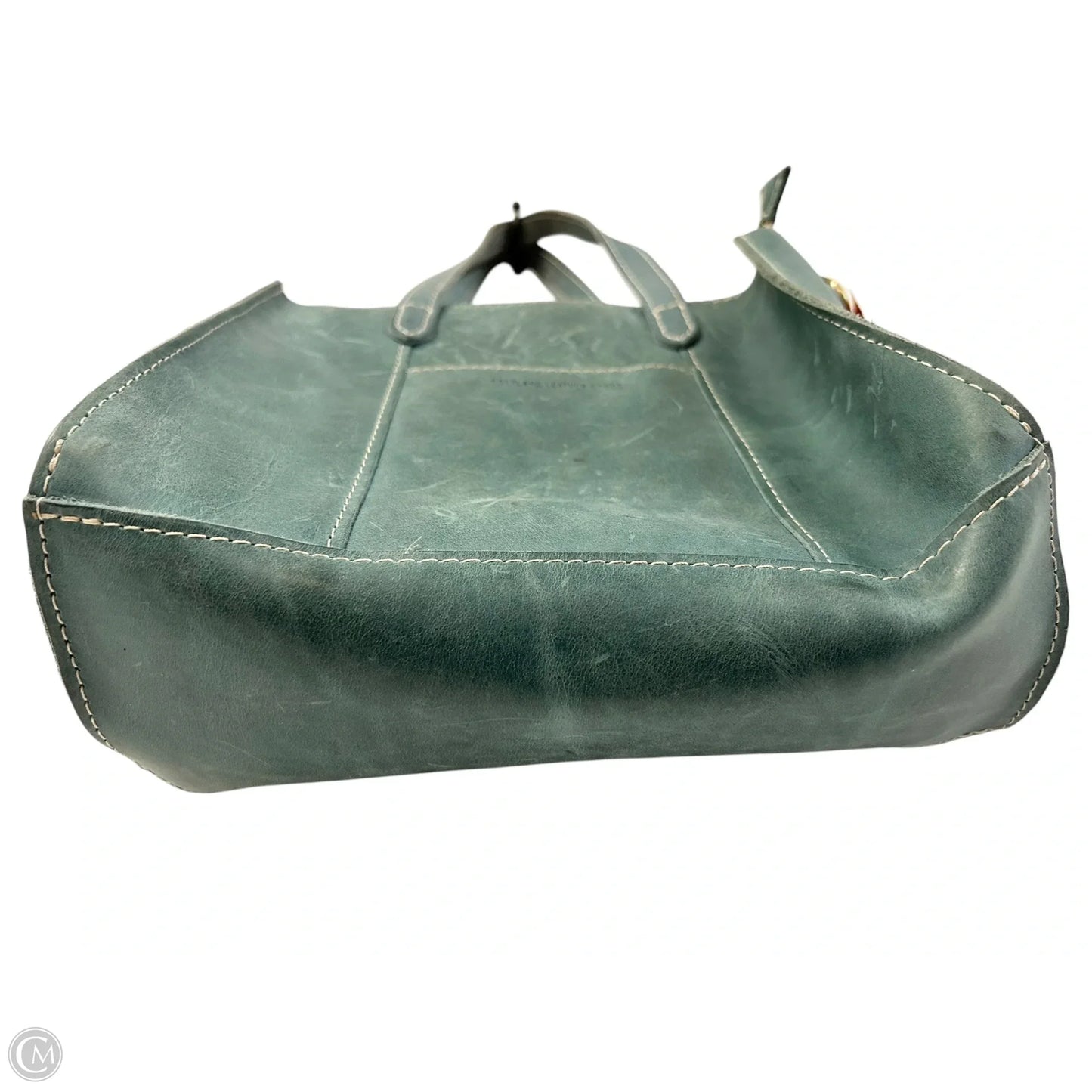 Handbag Leather By Portland Leather, Size: Medium