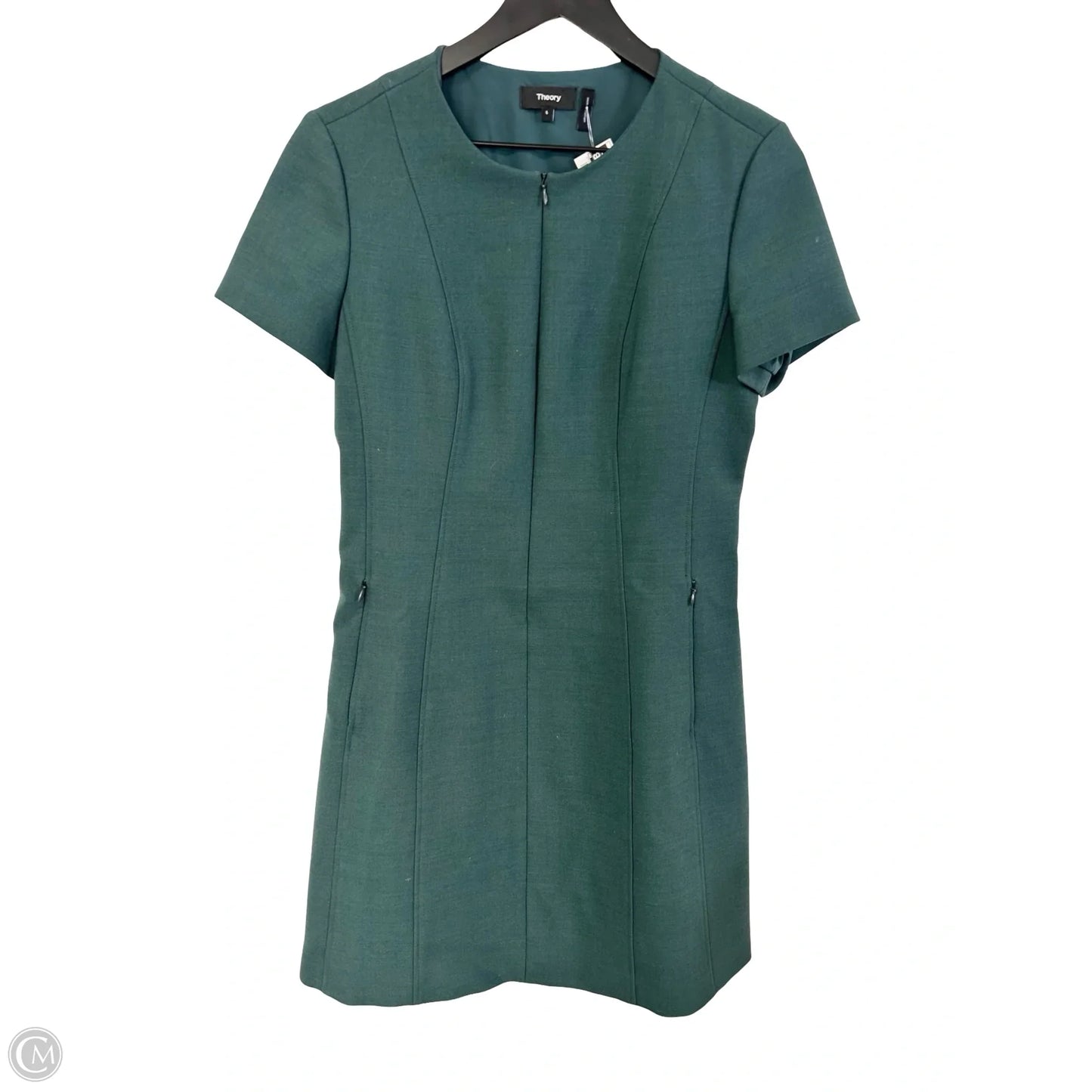 Dress Work By Theory In Green, Size: 6