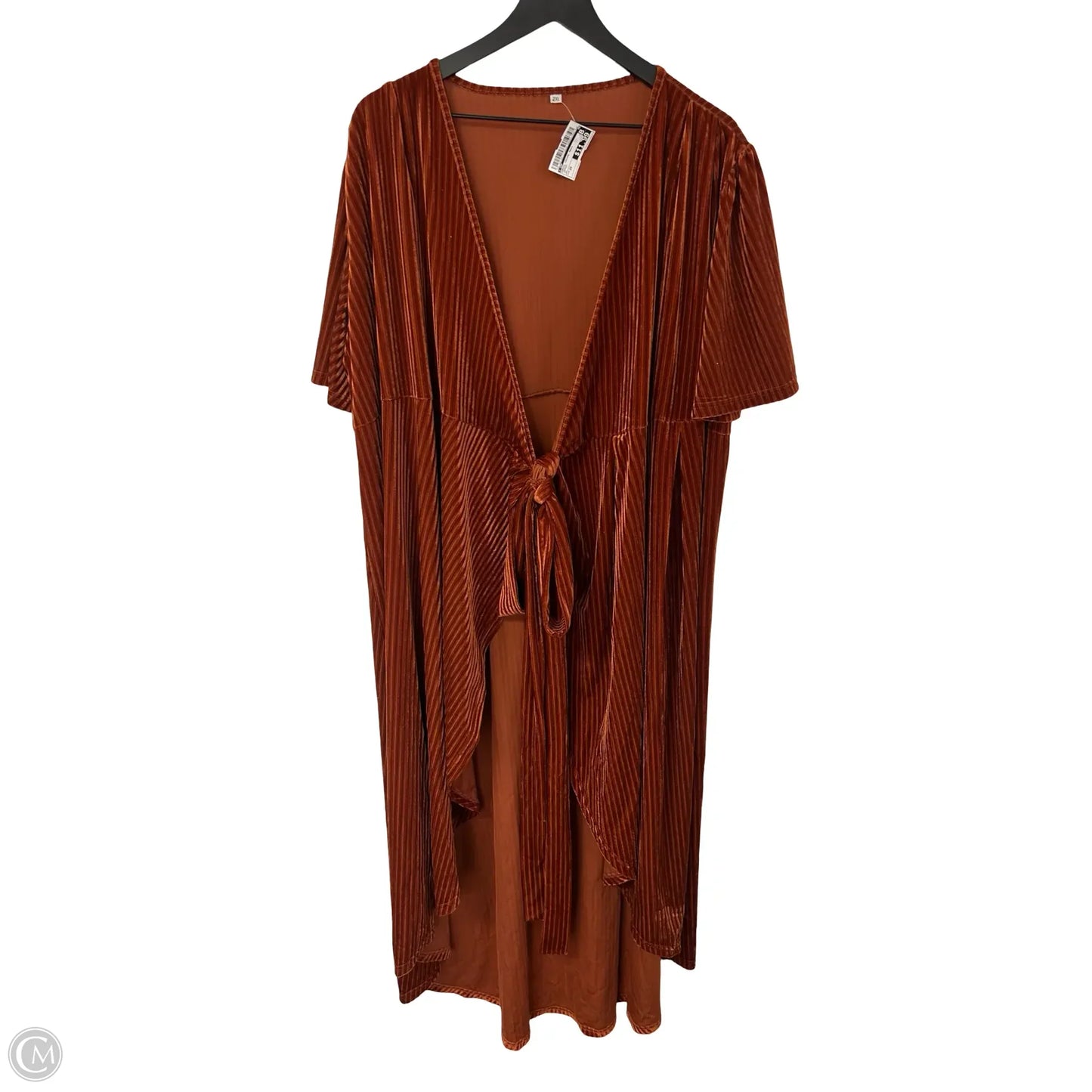 Dress Casual Maxi By Cmf In Orange, Size: 2x