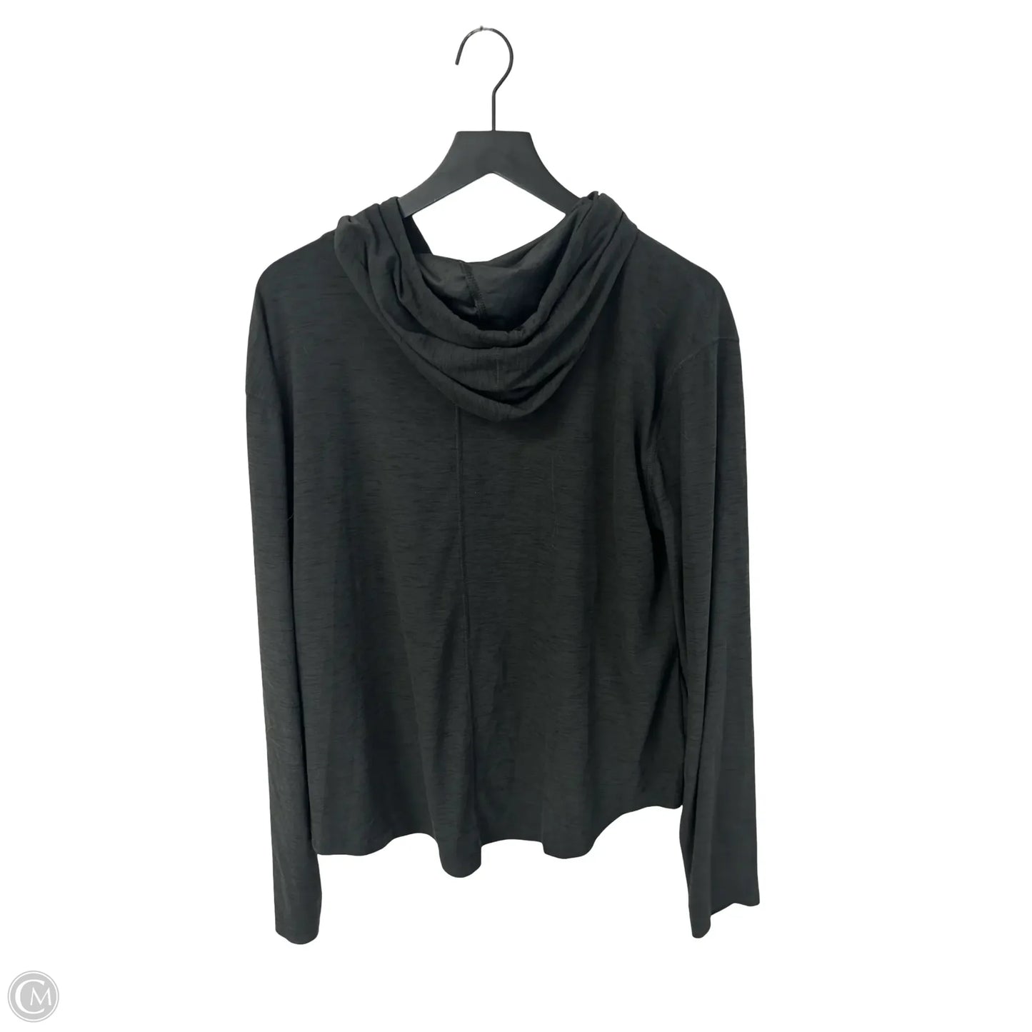 Athletic Top Long Sleeve Hoodie By Old Navy In Grey, Size: Xl