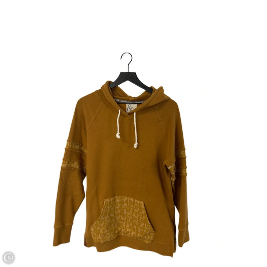 Sweatshirt Hoodie By Cmc In Yellow, Size: L
