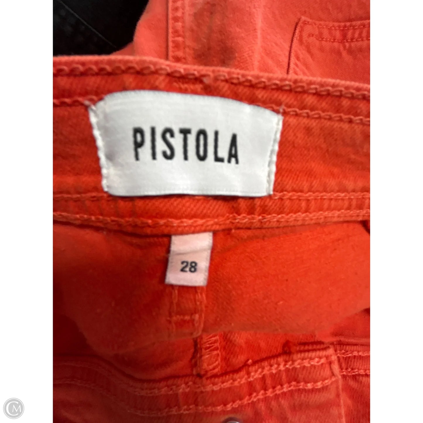 Jeans Wide Leg By Pistola In Orange Denim, Size: 6