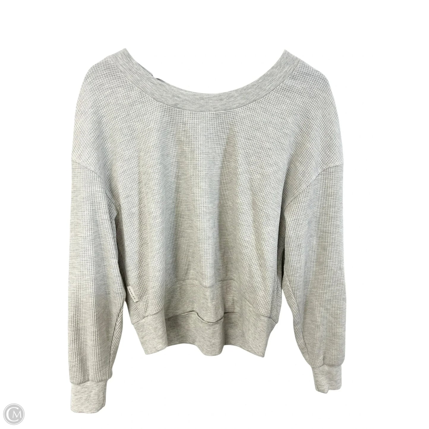 Top Long Sleeve By Varley In Grey, Size: S